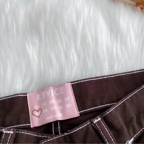Revice Ex Boyfriend Miss Me Jeans Dark Brown Women’s 28 New - Picture 10 of 16